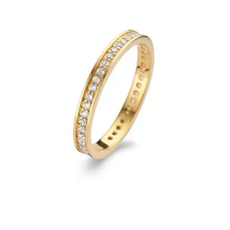 Spirit Icons ring - Chic 2 mm i forgyldt