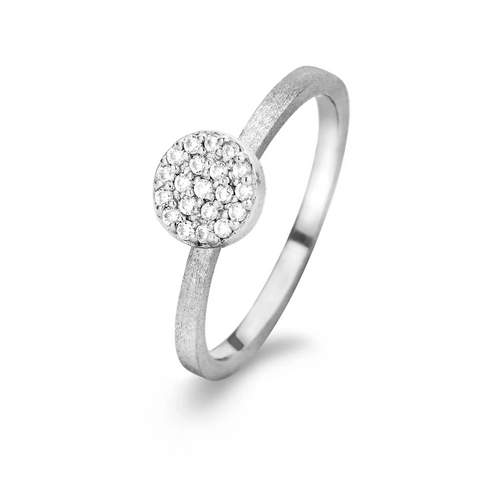 Spirit Icons ring - Mini med zirkonia i sølv
