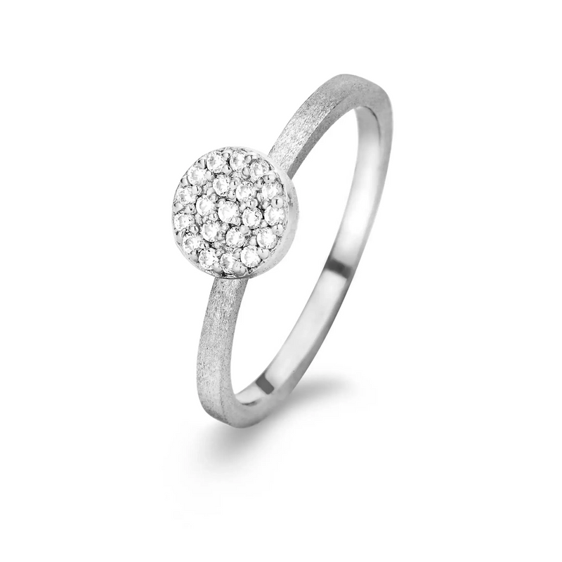 Spirit Icons ring - Mini med zirkonia i sølv