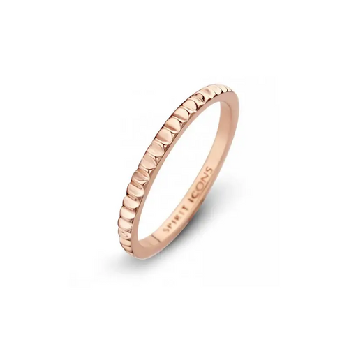 Spirit Icons ring - Peak i rosa forgyldt