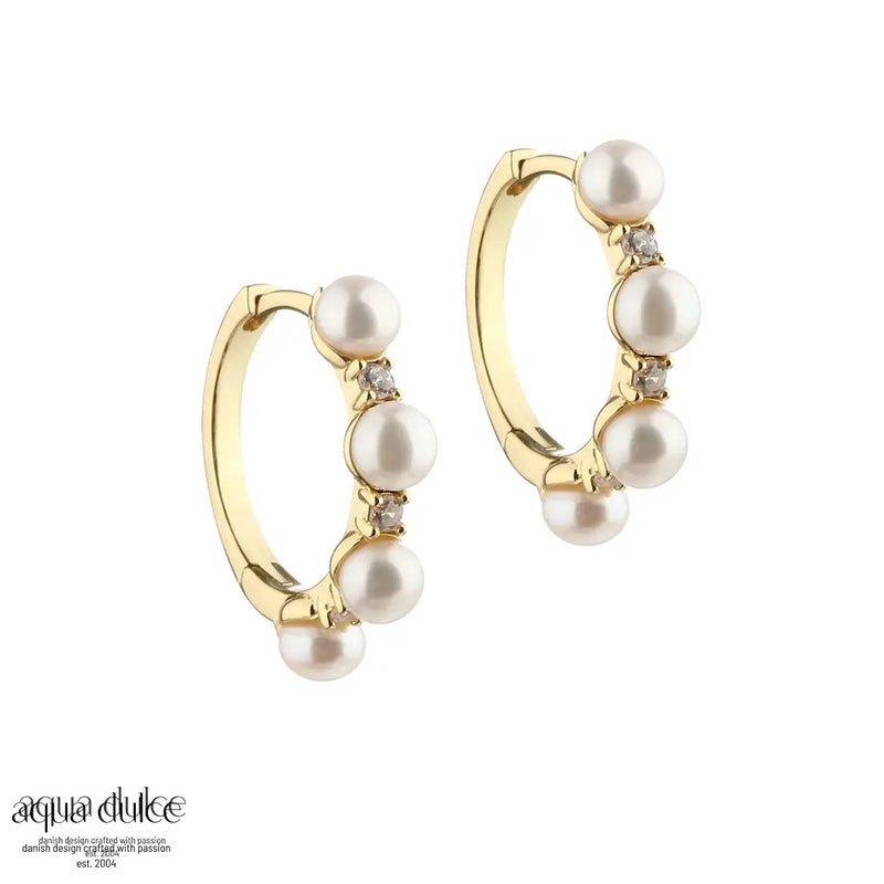 Hoops | DARLING BUBBELS HOOP Forgyldt sølv
