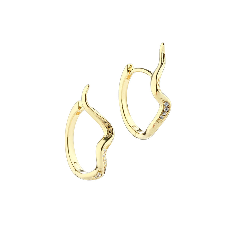 Hoops | DARLING RIVER Forgyldt Sølv