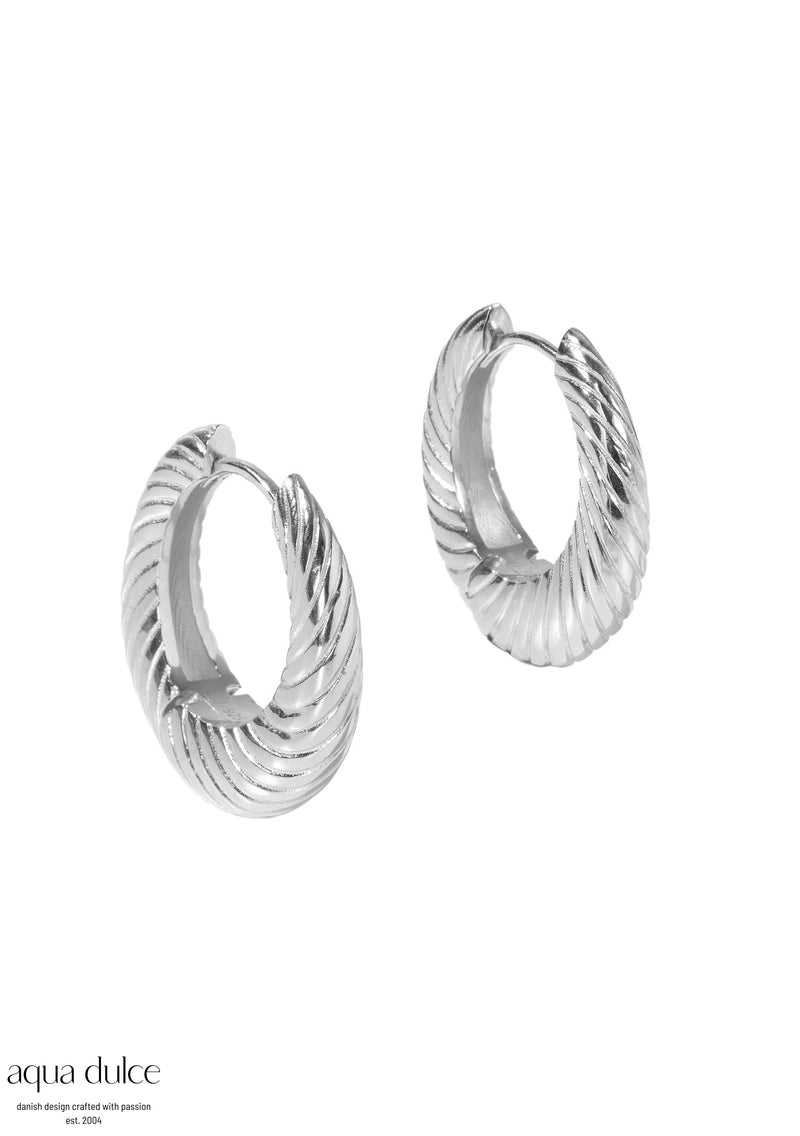 Hoops | CHUNKY LINE BIG Sølv