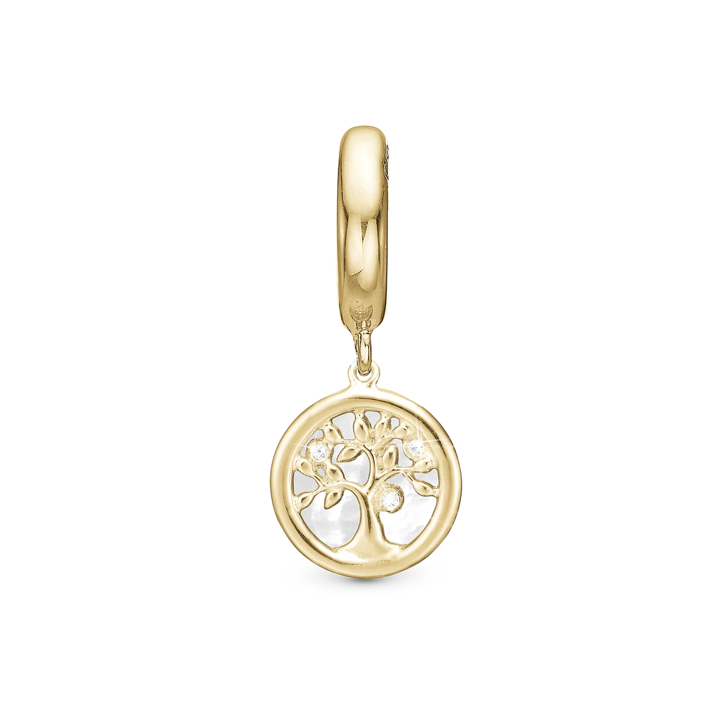 Christina Jewelry Tree Off Life Charm - Forgyldt