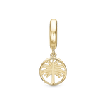 Christina Jewelry Palm Tree Charm - Forgyldt