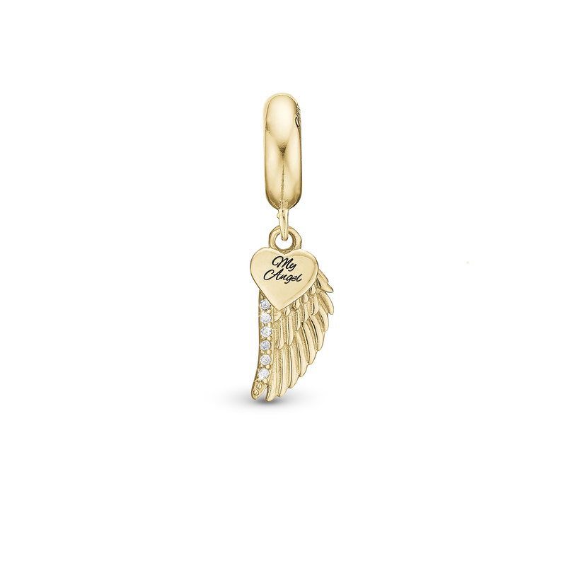 Christina Jewelry My Angel Charm - Forgyldt