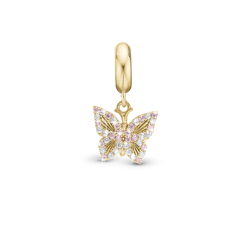 Christina Jewelry - Sparkling Butterfly, Forgyldt.