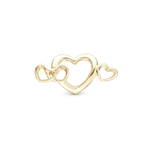 Christina Charm 4 Hearts Love - Forgyldt