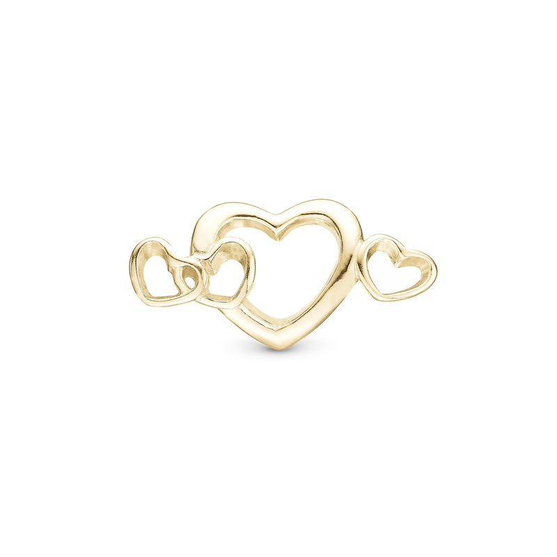 Christina Charm 4 Hearts Love - Forgyldt