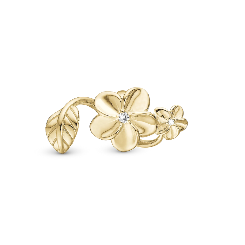 Christina Charm Flower Bouquet - Forgyldt