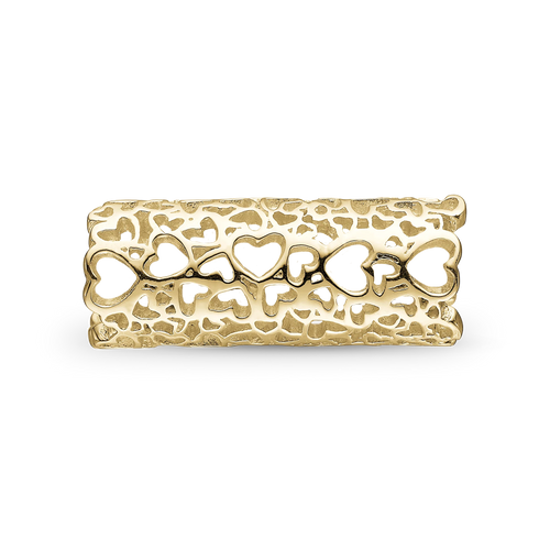 Christina Jewelry - Hearts Universe Charm, Forgyldt