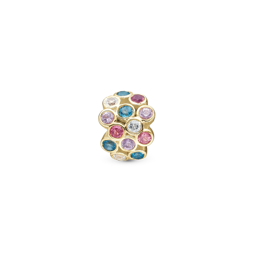 Christina Charm Colourful Champagne - Forgyldt