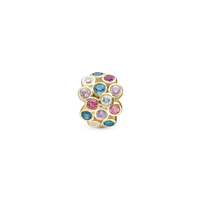 Christina Charm Colourful Champagne - Forgyldt