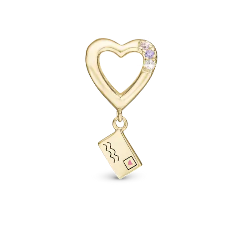 Christina Jewelry - A Love Letter Charm, Forgyldt