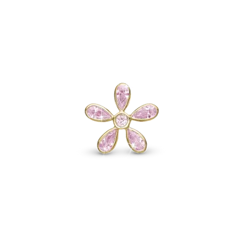 Christina Jewelry - Magic Flower Pink, Forgyldt