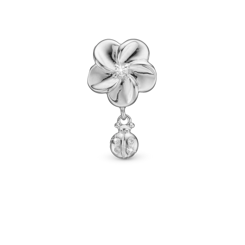 Christina Charm Flower & Ladybird - Sølv