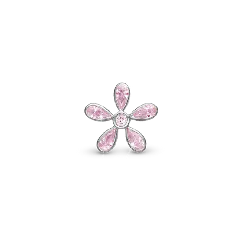 Christina Jewelry - Magic Flower Pink Charm, Sølv