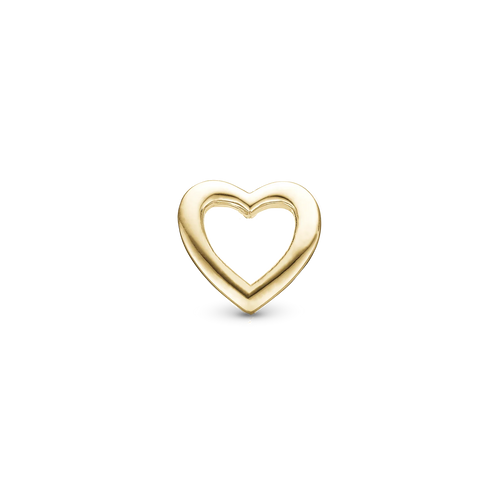 Christina Jewelry - Heart Charm, Forgyldt