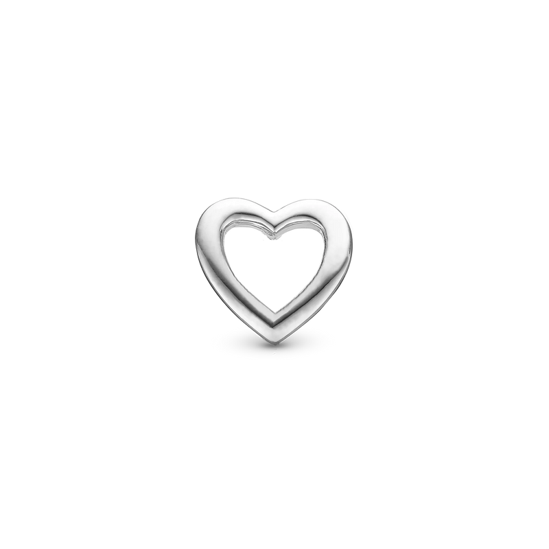 Christina Jewelry - Heart Charm, Sølv