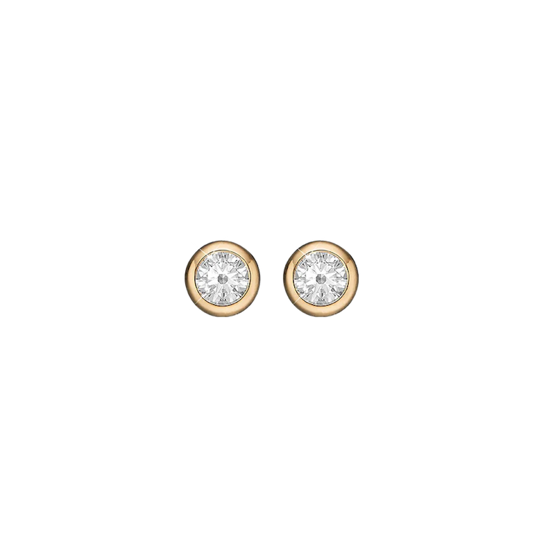 Christina Jewelry øreringe - Snowballs, forgyldt