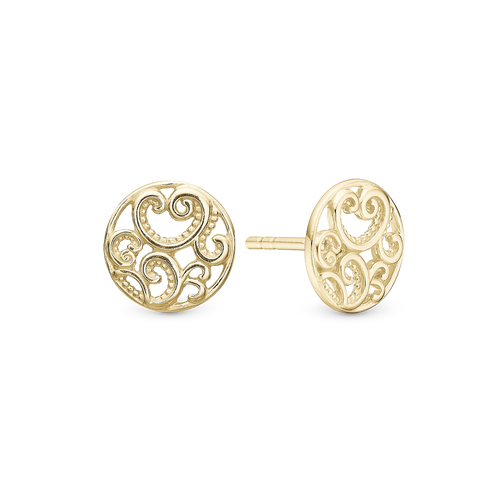 Christina Jewelry øreringe - Ocean, forgyldt 
