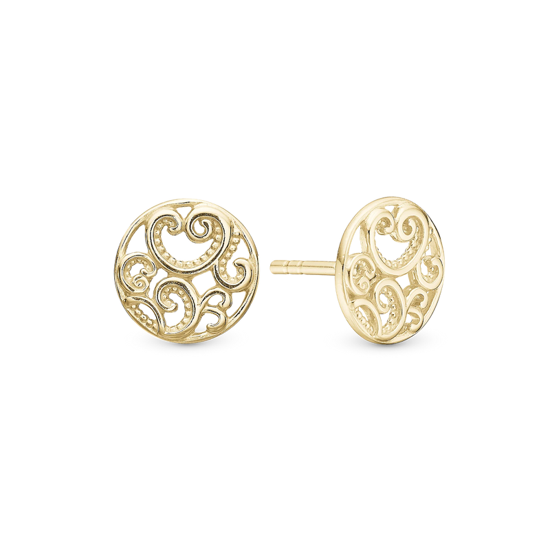 Christina Jewelry øreringe - Ocean, forgyldt 