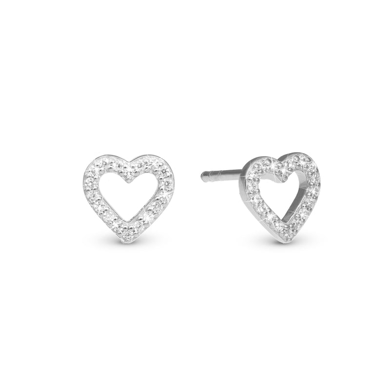 Christina Jewelry Øreringe - Shimmery Heart