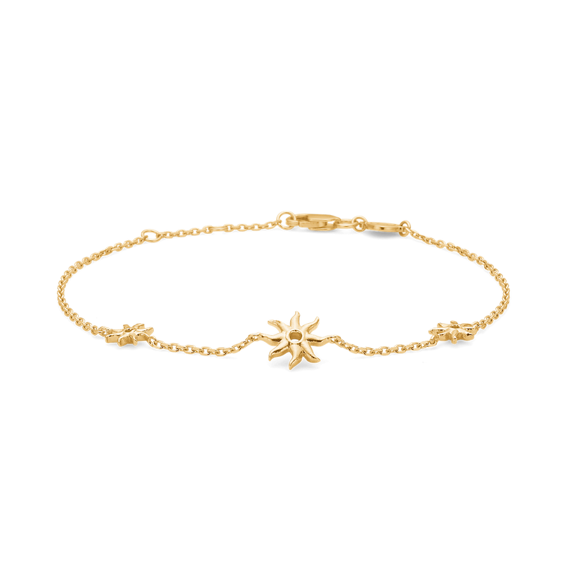 Studio Z Ocean Aura armbånd i forgyldt 