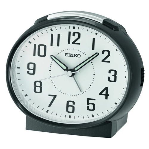Seiko vækkeur, sort - QHK059K