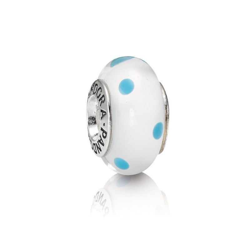 Pandora Murano Glas Polka Prik Charm