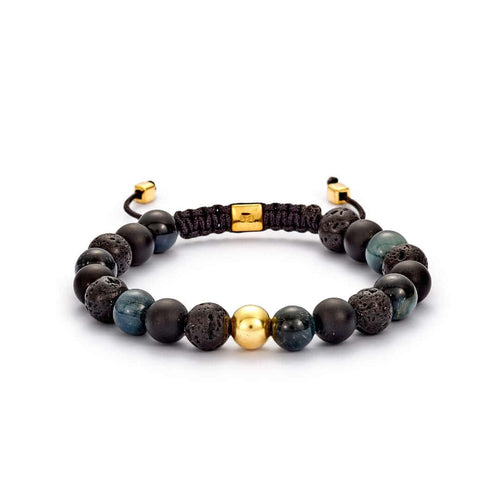 ColorUp Paris Braided 8mm stenarmbånd.
