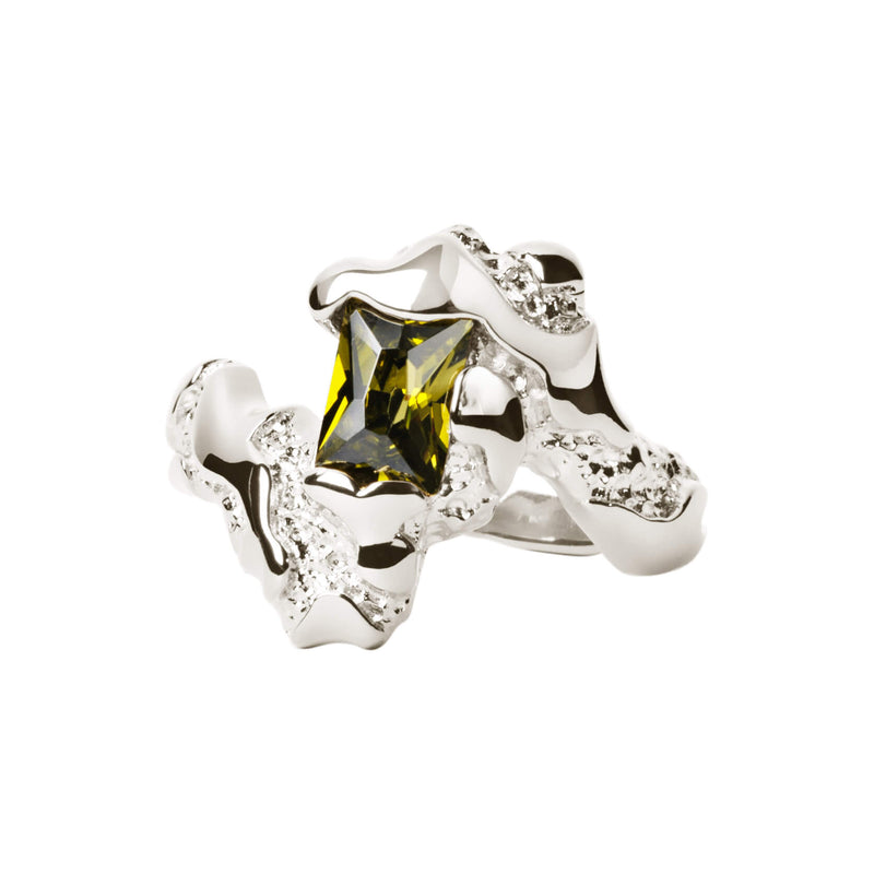 Store Contrast ring ⎮ Sølv