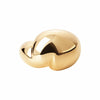 Store Puffer Ring ⎮ Forgyldt