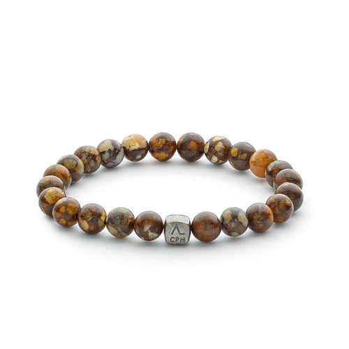 ColorUp African Opal (8mm) stenarmbånd.