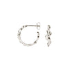 Contrast Fusion Hoops ⎮ Sølv
