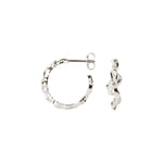 Contrast Fusion Hoops ⎮ Sølv