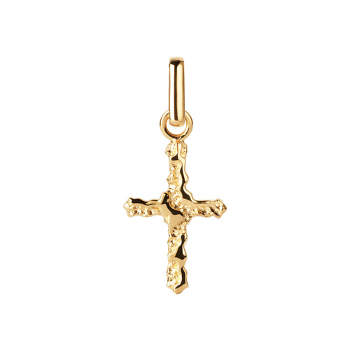 Cross Contrast Charm ⎮ Forgyldt
