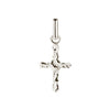 Cross Contrast Charm ⎮ Sølv