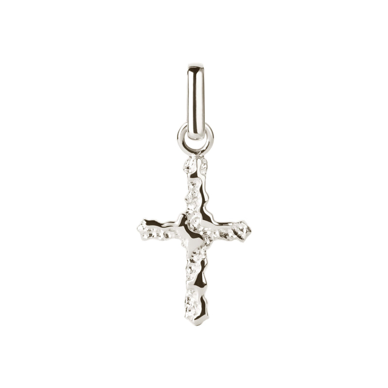 Cross Contrast Charm ⎮ Sølv