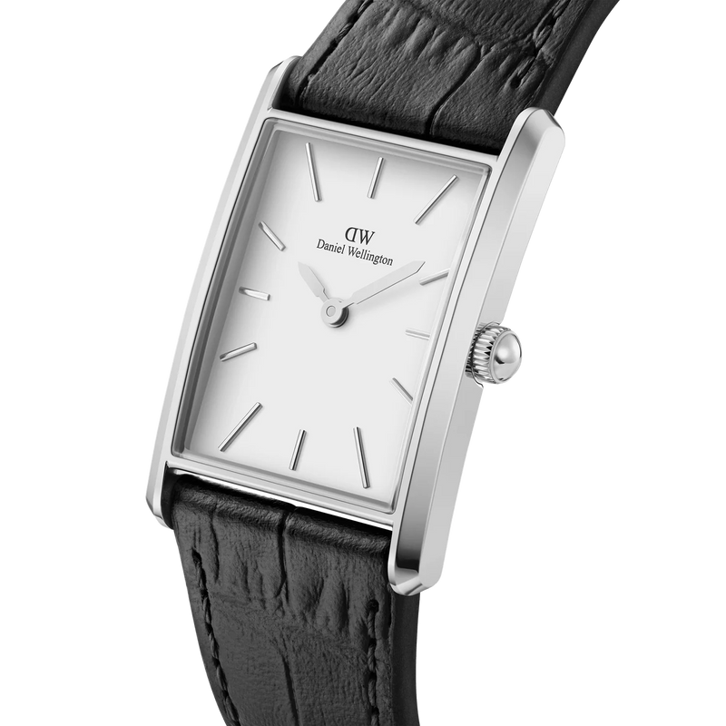 Daniel Wellington - Bound sort krokodille i stål