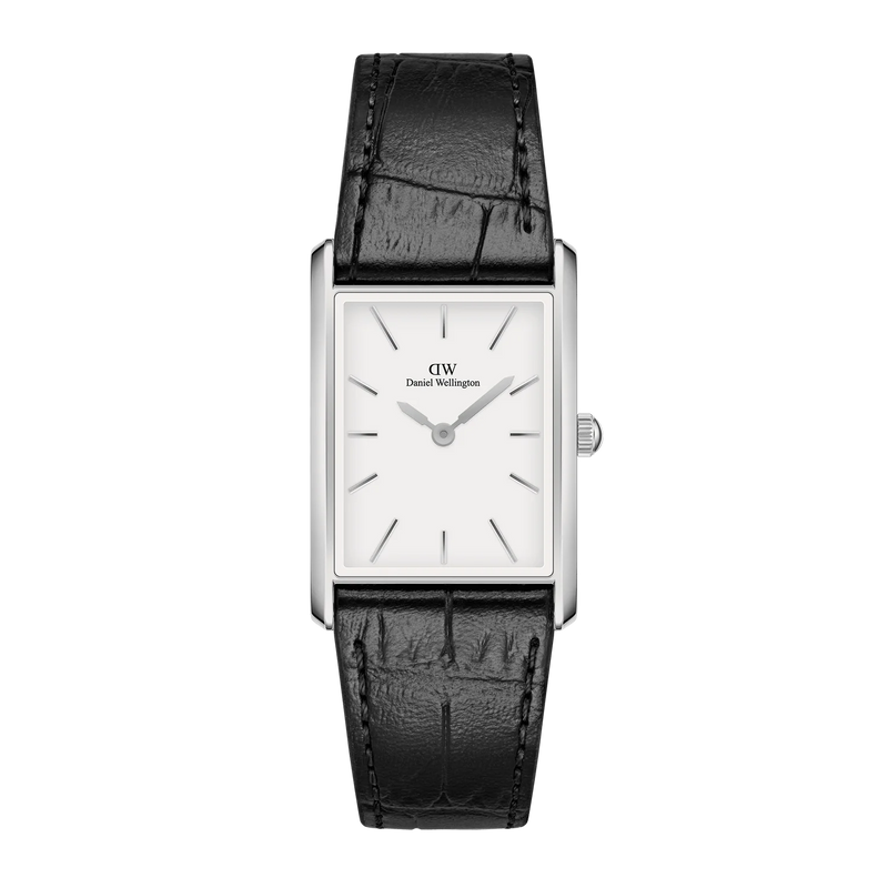 Daniel Wellington - Bound sort krokodille i stål
