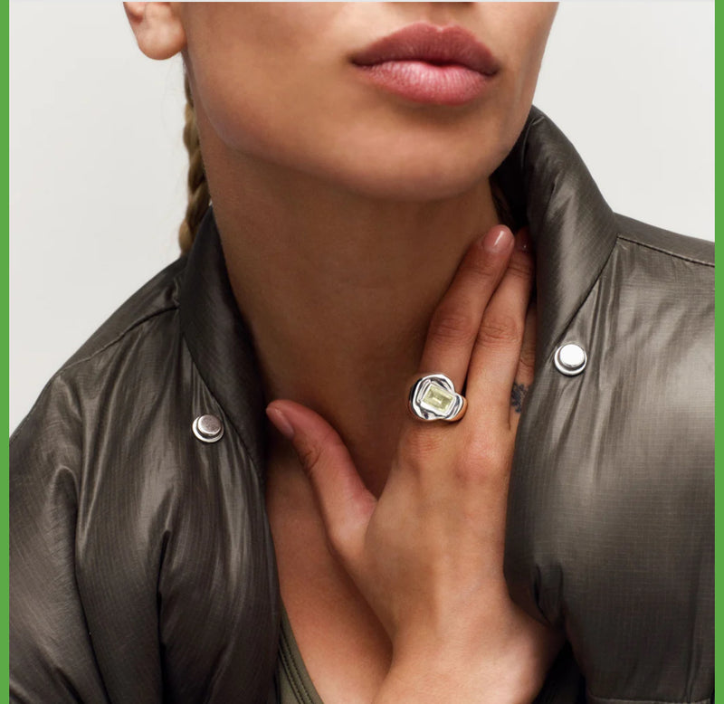 Statement Puffer Ring ⎮ Sølv