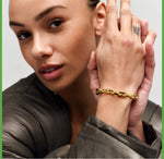 Spongy Puffer Armbånd ⎮ Forgyldt
