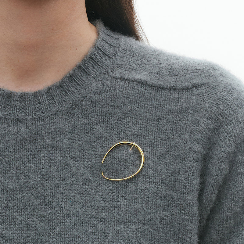 Offspring broche i 18kt guld, lille