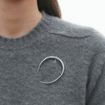 Offspring broche i sølv, stor