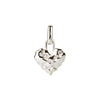 Heart Contrast Charm ⎮ Sølv