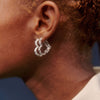 Heart Crush Hoops ⎮ Sølv