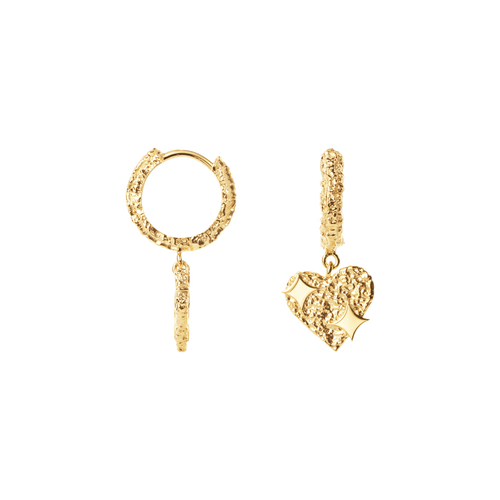 Store Sparkly øreringe ⎮ Forgyldt
