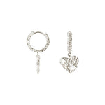 Store Sparkly øreringe ⎮ Sølv