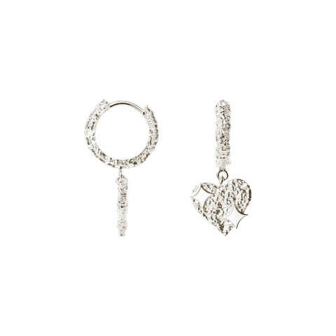 Store Sparkly øreringe ⎮ Sølv